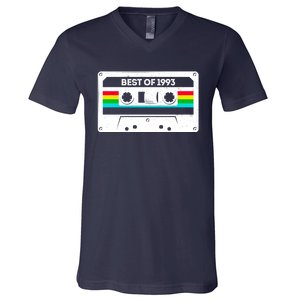 Best Of 1993 Retro 30th Birthday Mixtape V-Neck T-Shirt