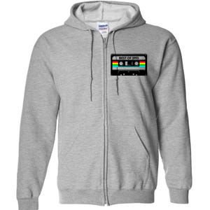 Best Of 1993 Retro 30th Birthday Mixtape Full Zip Hoodie