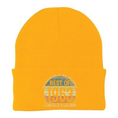 Best Of 1963 60 Years Old 60th Birthday Gifts For Knit Cap Winter Beanie