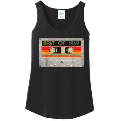 Best Of 1969 54th Birthday Gift Cassette Tape Vintage Ladies Essential Tank