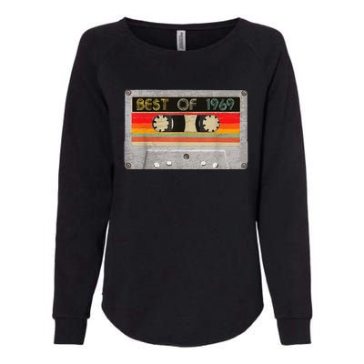 Best Of 1969 54th Birthday Gift Cassette Tape Vintage Womens California Wash Sweatshirt