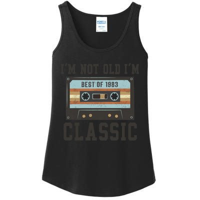 Best Of 1983 40th Birthday Gifts BDay 40 Birthday Ladies Essential Tank