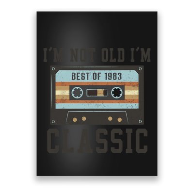 Best Of 1983 40th Birthday Gifts BDay 40 Birthday Poster