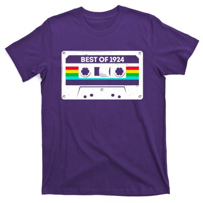 Best Of 1924 Retro 100th Birthday Mixtape T-Shirt