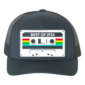 Best Of 1934 Retro 90th Birthday Mixtape Yupoong Adult 5-Panel Trucker Hat