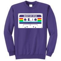 Best Of 1934 Retro 90th Birthday Mixtape Sweatshirt