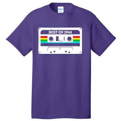 Best Of 1944 Retro 80th Birthday Mixtape Tall T-Shirt