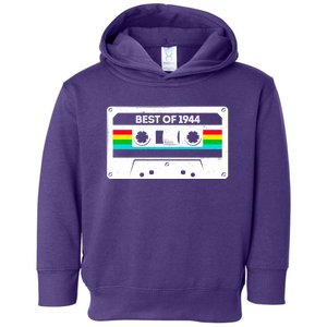 Best Of 1944 Retro 80th Birthday Mixtape Toddler Hoodie