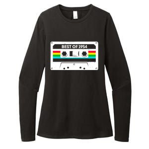 Best Of 1954 Retro 70th Birthday Mixtape Womens CVC Long Sleeve Shirt