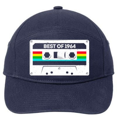 Best Of 1964 Retro 60th Birthday Mixtape 7-Panel Snapback Hat