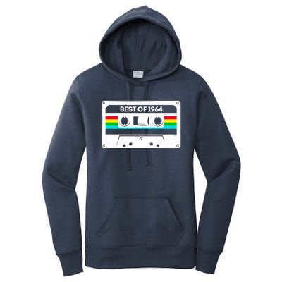 Best Of 1964 Retro 60th Birthday Mixtape Women's Pullover Hoodie