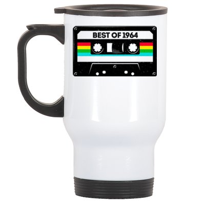 Best Of 1964 Retro 60th Birthday Mixtape Stainless Steel Travel Mug