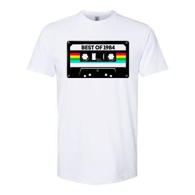 Best Of 1984 Retro 40th Birthday Mixtape Softstyle® CVC T-Shirt