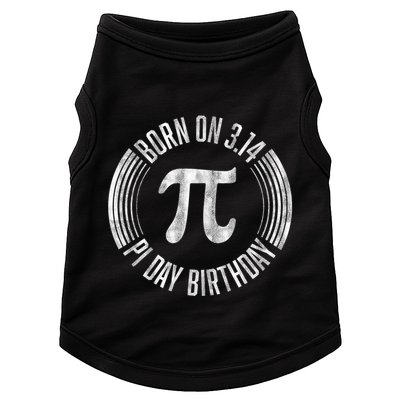 Born On 3 14 Pi Day Birthday March 14th Birthday Great Gift Doggie Tank