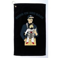 Born On 3rd Base Golf Towel