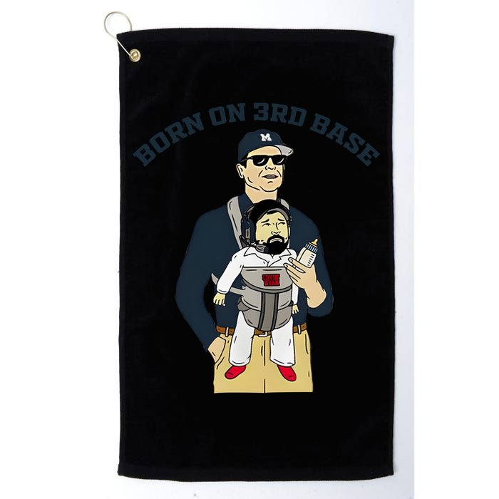 Born On 3rd Base Golf Towel