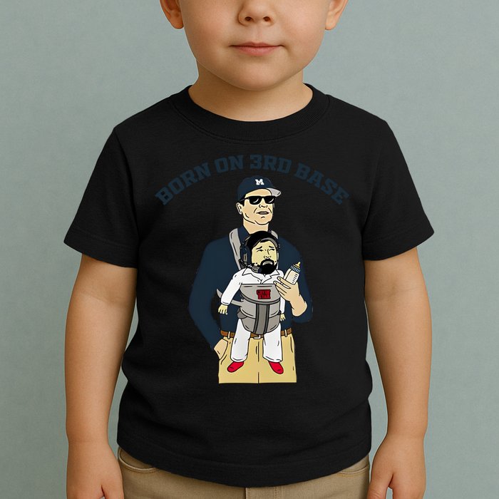 Born On 3rd Base Toddler T-Shirt