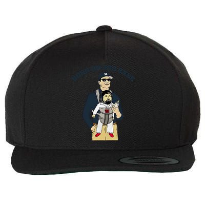 Born On 3rd Base Wool Snapback Cap