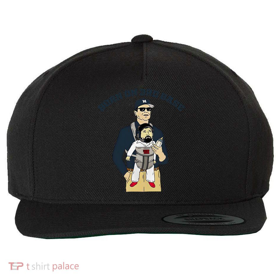Born On 3rd Base Wool Snapback Cap