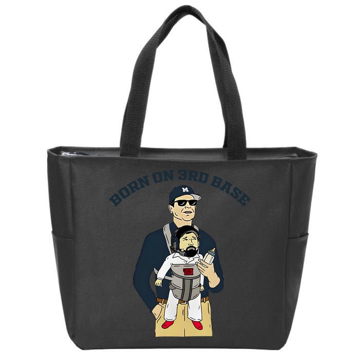 Born On 3rd Base Zip Tote Bag