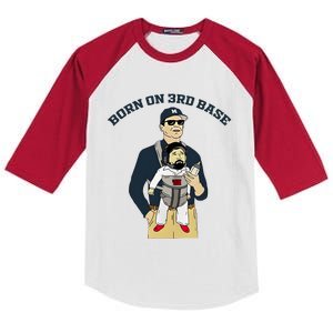 Born On 3rd Base Kids Colorblock Raglan Jersey