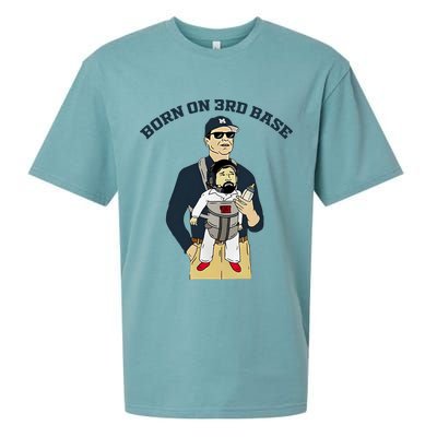 Born On 3rd Base Sueded Cloud Jersey T-Shirt