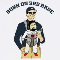 Born On 3rd Base Garment-Dyed Sweatshirt