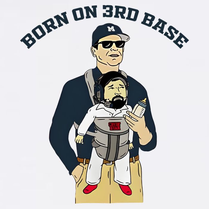 Born On 3rd Base Garment-Dyed Sweatshirt