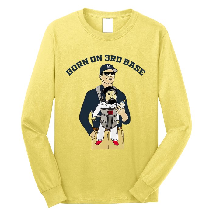 Born On 3rd Base Long Sleeve Shirt