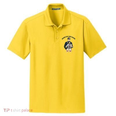 Born On 3rd Base Dry Zone Grid Polo