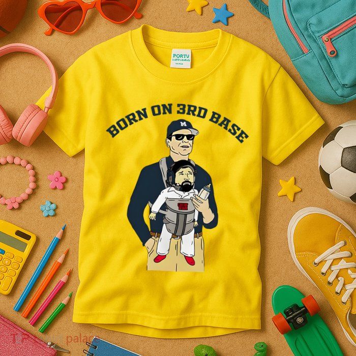 Born On 3rd Base Kids T-Shirt