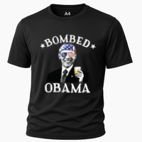 Bombed Obama 4th Of July Drinking President Barack Obama Cooling Performance Crew T-Shirt