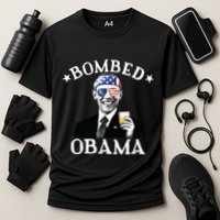 Bombed Obama 4th Of July Drinking President Barack Obama Cooling Performance Crew T-Shirt