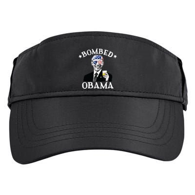 Bombed Obama 4th Of July Drinking President Barack Obama Adult Drive Performance Visor