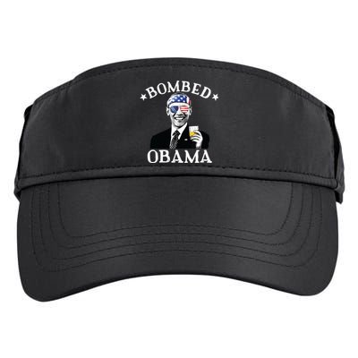 Bombed Obama 4th Of July Drinking President Barack Obama Adult Drive Performance Visor