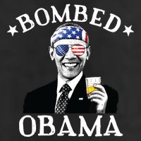 Bombed Obama 4th Of July Drinking President Barack Obama Adult Drive Performance Visor