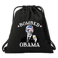 Bombed Obama 4th Of July Drinking President Barack Obama Drawstring Bag
