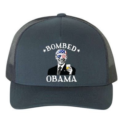 Bombed Obama 4th Of July Drinking President Barack Obama Yupoong Adult 5-Panel Trucker Hat