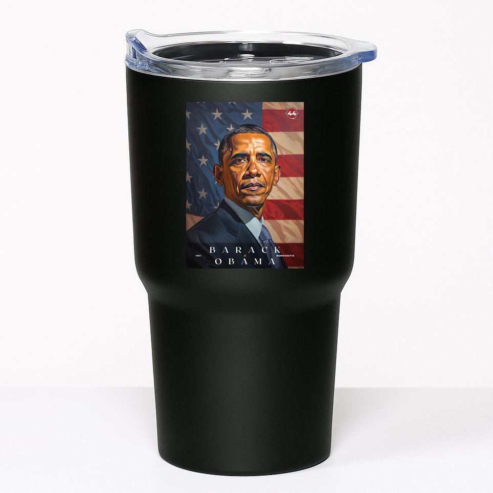 Barack Obama 44th President Of The United States Portrait Tumbler