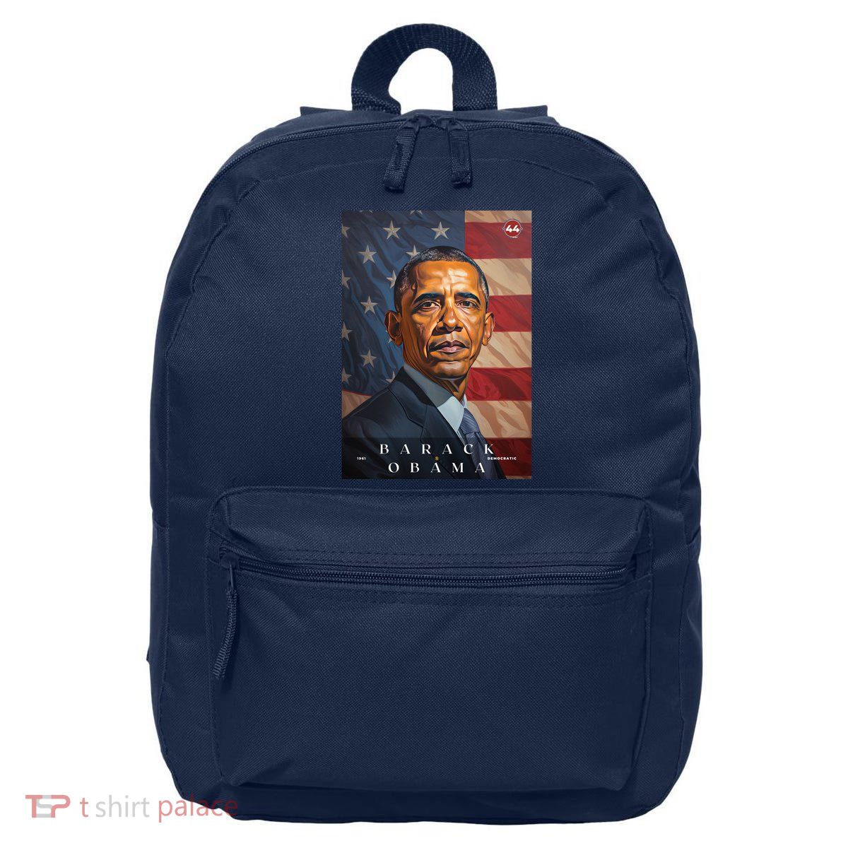 Barack Obama 44th President Of The United States Portrait 16 in Basic Backpack