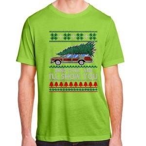 Bend Over and I'll Show You Christmas Couple Matching Family  Adult ChromaSoft Performance T-Shirt