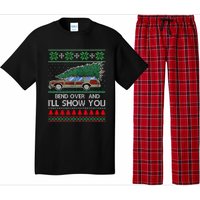 Bend Over and I'll Show You Christmas Couple Matching Family  Pajama Set