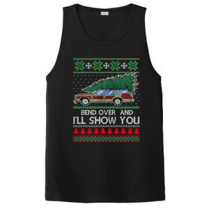 Bend Over and I'll Show You Christmas Couple Matching Family  PosiCharge Competitor Tank