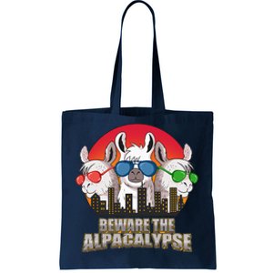 Beware Of Alpacalypse Tote Bag