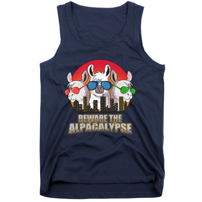 Beware Of Alpacalypse Tank Top