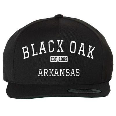 Black Oak Arkansas AR Vintage Wool Snapback Cap