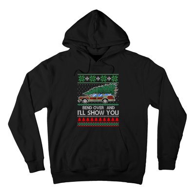 Bend Over and I'll Show You Christmas Couple Matching  Hoodie