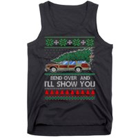 Bend Over and I'll Show You Christmas Couple Matching  Tank Top