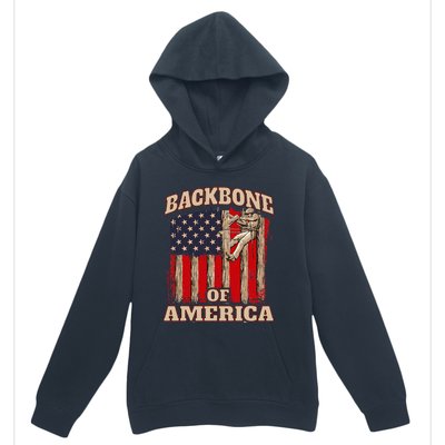 Backbone Of America Arborist Tree Surgeon Lumberjack Logger Urban Pullover Hoodie