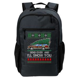 Bend Over and I'll Show You Christmas Couple Matching Family Daily Commute Backpack